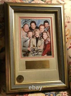 Murphy Brown Cast Signed by All 7 Professionally Framed Photo with Disney COA