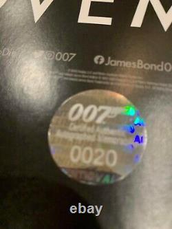 NO TIME TO DIE Movie Poster CAST SIGNED Premiere Daniel Craig James Bond 007 1