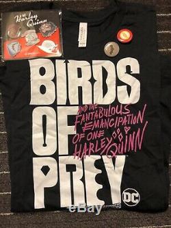 NYCC 2019 Birds of Prey Cast Movie signed Poster Margot Robbie Harley Quinn COA