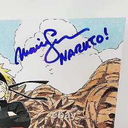 Naruto Cast signed 12x18 Poster Maile Flanagan Kurama Might Guy Anime Beckett