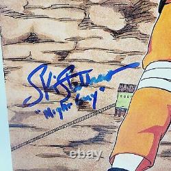 Naruto Cast signed 12x18 Poster Maile Flanagan Kurama Might Guy Anime Beckett