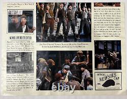 Newsies Newspaper Program Signed by the Original Broadway Cast Jordan Lindsay