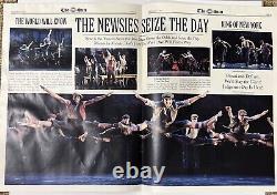 Newsies Newspaper Program Signed by the Original Broadway Cast Jordan Lindsay