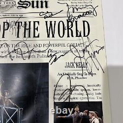 Newsies Newspaper Program Signed by the Original Broadway Cast Jordan Lindsay