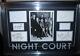 Night Court Signed Framed Cast Psa/dna Harry Anderson, John Larroquette