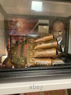 Nightmare on Elm Street Glove Signed by The Dream Master 4 Cast Freddy Krueger