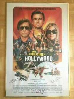 ONCE UPON A TIME IN HOLLYWOOD Cast Signed POSTER Quentin Tarantino 2019 NEW