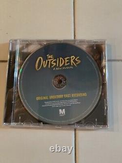 OUTSIDERS MUSICAL SIGNED / Autographed X7 ORIGINAL BROADWAY CAST RECORDING CD