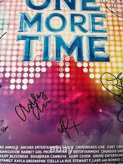 Once Upon A One More Time Cast Signed Autographed 14x22 Window Card Broadway