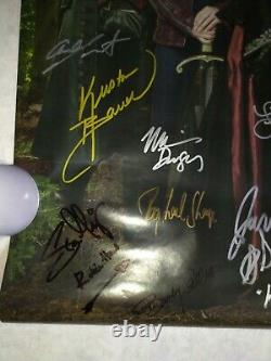 Once Upon A Time 26x Cast Signed Poster COA Lana Parrilla, Jennifer Morrison