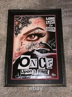 Once Upon A Time Cast Signed Poster Comic Con 2016 CUSTOM FRAMING