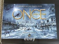Once Upon A Time Cast Signed Poster SDCC 8 Signatures