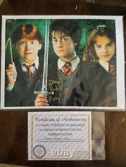 Original Cast Of Harry Potter 100% Authentic Hand Signed 8x10 Photogragh