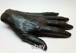 Original Life Bronze Casting Of The Hand Of Rafael Tufiño / Signed / Puerto Rico