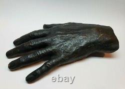 Original Life Bronze Casting Of The Hand Of Rafael Tufiño / Signed / Puerto Rico