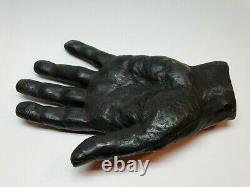 Original Life Bronze Casting Of The Hand Of Rafael Tufiño / Signed / Puerto Rico