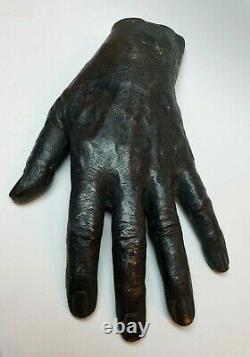 Original Life Bronze Casting Of The Hand Of Rafael Tufiño / Signed / Puerto Rico