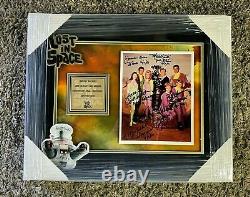 Original Lost In Space Cast Framed Color 8x10 Photo Signed By 7 JSA LOA COA
