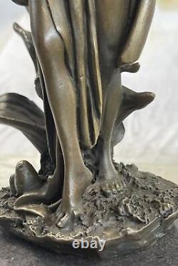 Original Signed Mother Earth Bronze Sculpture Statue Hot Cast Signed Mavchi Gift