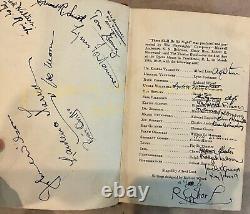 Original first Edition Thall Shall be no Night Signed by cast