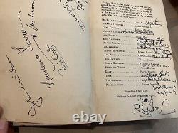 Original first Edition Thall Shall be no Night Signed by cast