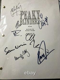 Peaky Blinders Pilot Autographed by Cast Screenplay Cover