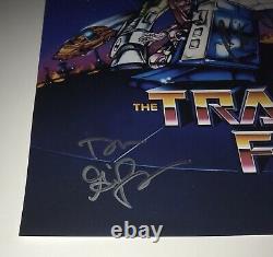 Peter Cullen +7 Signed Cast Transformers The Movie 16x20 Authentic Auto JSA COA