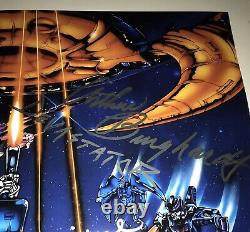 Peter Cullen +7 Signed Cast Transformers The Movie 16x20 Authentic Auto JSA COA