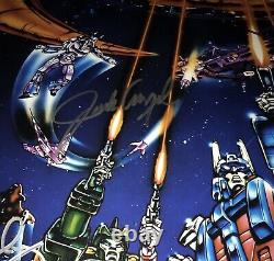 Peter Cullen +7 Signed Cast Transformers The Movie 16x20 Authentic Auto JSA COA