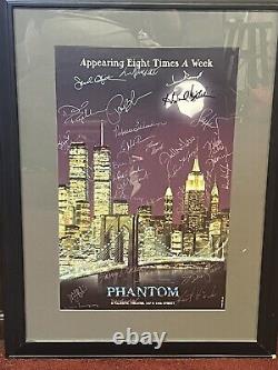 Phantom Of The Opera Original Cast Signed Poster