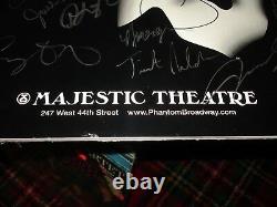 Phantom of the Opera Signed Poster 2011 Broadway Cast, Majestic Theater NYC