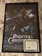 Pirates Of The Carribean Original Movie Poster Signed By 13 Cast Members Withauth