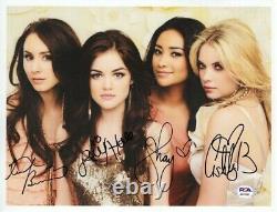 Pretty Little Liars Cast Signed Autograph 8.5X11 Photo Hale Benson Mitchell PSA