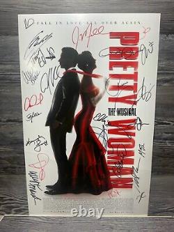 Pretty Woman The Musical, Cast Signed, Broadway Window Card/poster