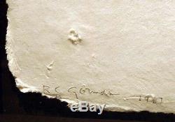 R. C. Gorman Crescent Moon /paper cast Hand Signed Original Art LE MAKE OFFER