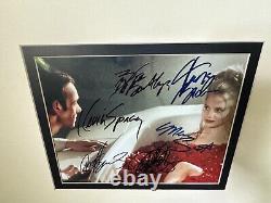 RARE American Beauty Cast Signed Memorabilia Bundle Framed Photo, VHS, 8x10s