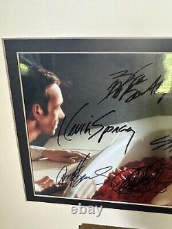 RARE American Beauty Cast Signed Memorabilia Bundle Framed Photo, VHS, 8x10s