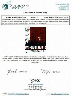 RARE! Loners Cast Signed (X14) 8X10 Color Photo COA