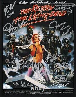 RETURN OF THE LIVING DEAD Cast (x12) Authentic Hand-Signed 11x14 Photo (JSA COA)