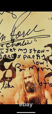 ROB ZOMBIE DEVILS REJECTS Guitar Cast Signed Autographed Cast Singing Pictures