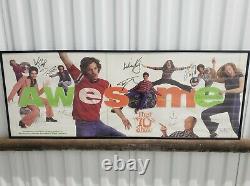 Rare 2003 That 70s Show 9 Member Cast Signed Poster