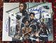 Rare Black Panther Cast Piece Chadwick Boseman Autograph Signed 11x14 Photo Coa