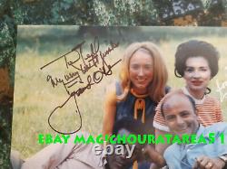 Rare George Romero Night of the Living Dead color cast signed photo horror