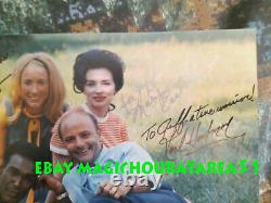 Rare George Romero Night of the Living Dead color cast signed photo horror