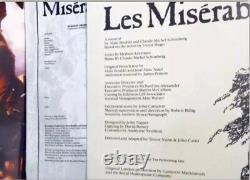 Rare Les Miserables Original Broadway Cast Signed Lp/album