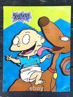 Rare Vtg'98 Rugrats Complete Cast Signed Nickelodeon Folder 9x Autographs