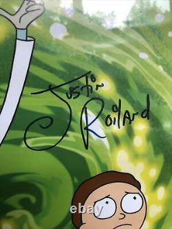Rick and Morty Cast Signed 24 x 36 Promotional Poster