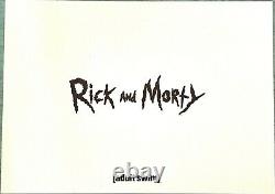 Rick and Morty Cast Signed 5x7 Justin Roiland Dan Harmon, Parnell, Grammer +