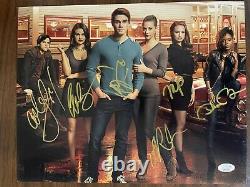 Riverdale Cast Photo Autographed 11x14 Photo JSA LOA COA Reinhart Mendes Sprouse