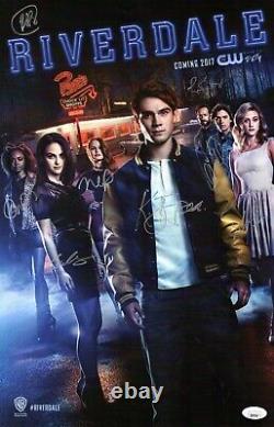 Riverdale Cast Signed Autographed 11X17 Poster 8 Autos Luke Perry JSA XX76056